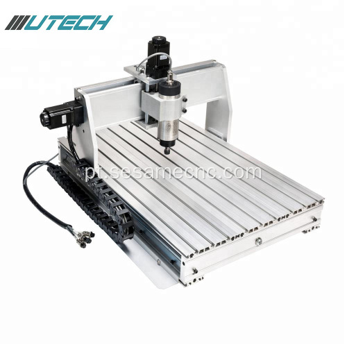 Mini máquina de gravura 300w do CNC para o PVC